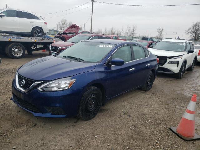 3N1AB7APXGY237777 - 2016 NISSAN SENTRA S BLUE photo 1