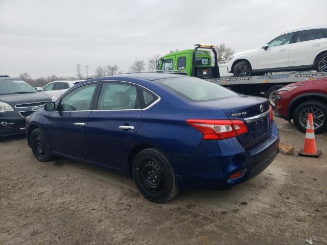 3N1AB7APXGY237777 - 2016 NISSAN SENTRA S BLUE photo 2