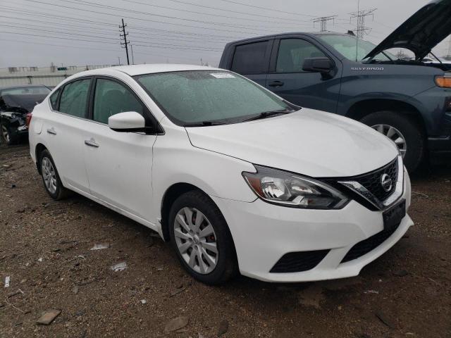 3N1AB7AP9HY301602 - 2017 NISSAN SENTRA S WHITE photo 4