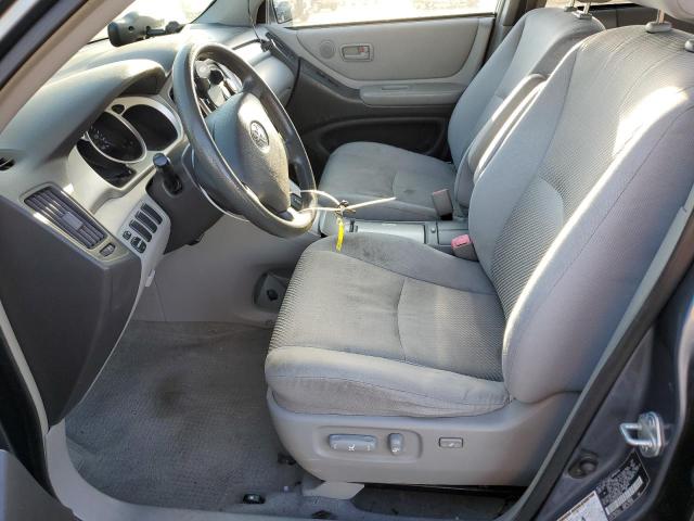 JTEGD21A350123204 - 2005 TOYOTA HIGHLANDER GRAY photo 7