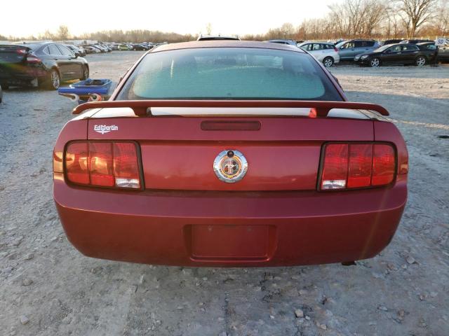 1ZVFT80N565176739 - 2006 FORD MUSTANG BURGUNDY photo 6