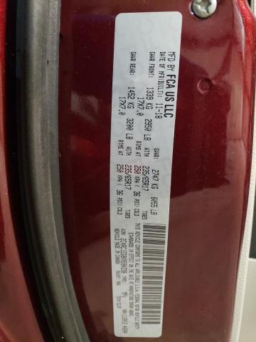 2C4RC1EG8KR594338 - 2019 CHRYSLER PACIFICA TOURING L PLUS BURGUNDY photo 12