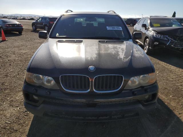 5UXFA13555LY14136 - 2005 BMW X5 3.0I BLACK photo 5