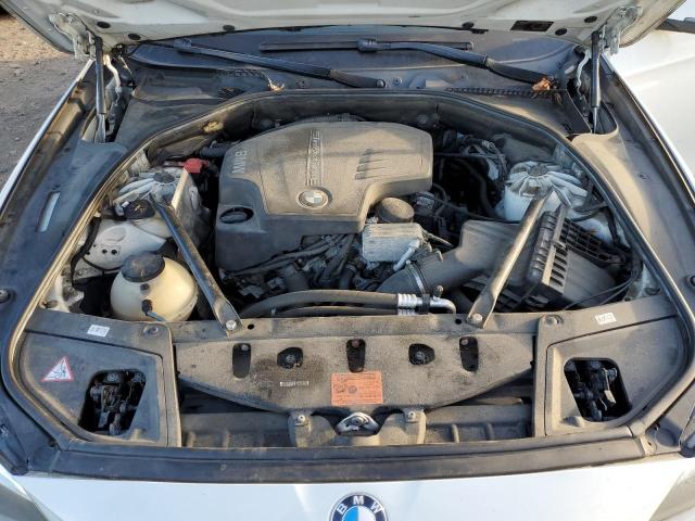 WBA5A7C51ED616287 - 2014 BMW 5 SERIES XI WHITE photo 11