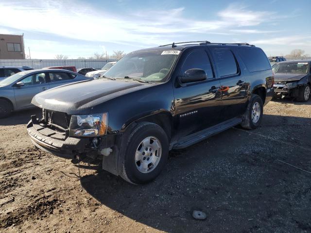 1GNSCJE09CR204172 - 2012 CHEVROLET SUBURBAN C1500 LT BLACK photo 1