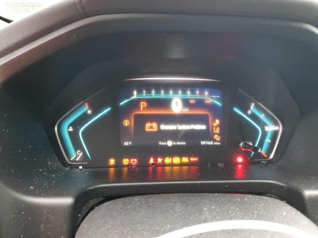 5FNRL6H90JB037492 - 2018 HONDA ODYSSEY ELITE Biały zdjęcie 9