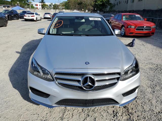 WDDHF5KB7FB128266 - 2015 MERCEDES-BENZ E 350 SILVER photo 5