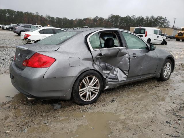 JN1CV6AP9AM401251 - 2010 INFINITI G37 BASE GRAY photo 3