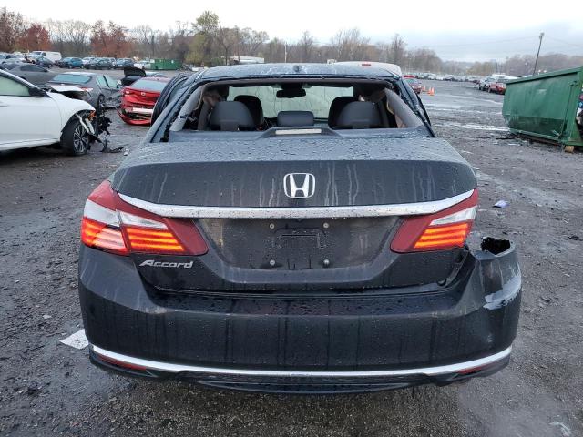 1HGCR2F8XHA161247 - 2017 HONDA ACCORD EXL BLACK photo 6