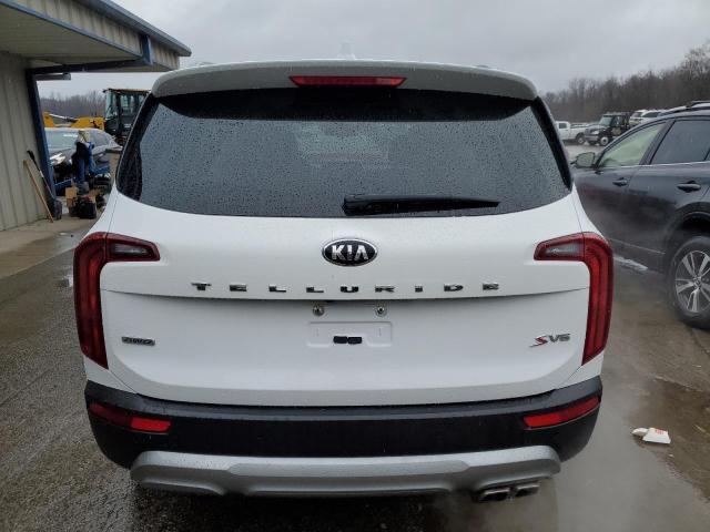 5XYP6DHC6MG140153 - 2021 KIA TELLURIDE S WHITE photo 6