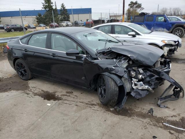 3FA6P0HD6LR145857 - 2020 FORD FUSION SE BLACK photo 4