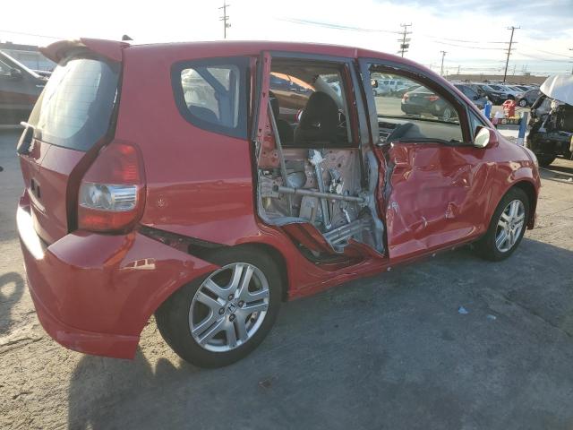 JHMGD38647S028099 - 2007 HONDA FIT S 红色 照片 3