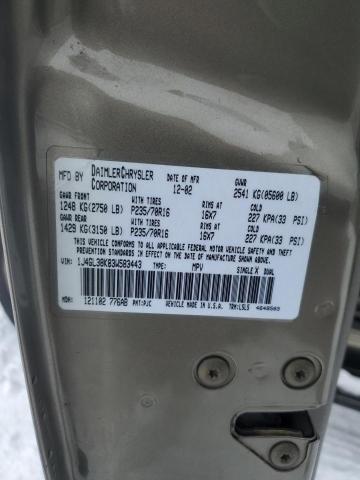 1J4GL38K83W583443 - 2003 JEEP LIBERTY RENEGADE 金色 照片 12