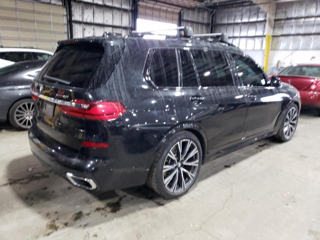 5UXCW2C51KL088135 - 2019 BMW X7 XDRIVE40I BLACK photo 3