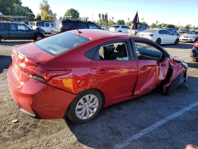 3KPC24A60NE171704 - 2022 HYUNDAI ACCENT SE RED photo 3