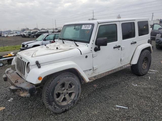 1C4BJWDG1JL886166 - 2018 JEEP WRANGLER U SPORT WHITE photo 1