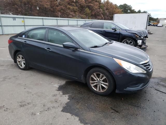 5NPEB4AC4CH424076 - 2012 HYUNDAI SONATA GLS BLUE photo 4