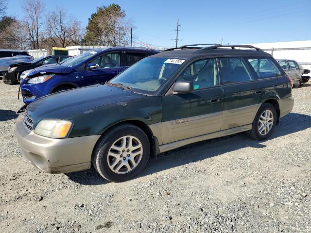 4S3BH675137609700 - 2003 SUBARU LEGACY OUTBACK AWP GREEN photo 1