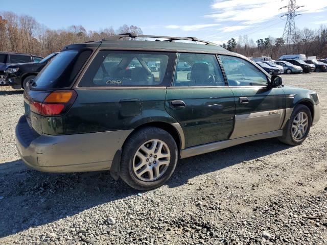 4S3BH675137609700 - 2003 SUBARU LEGACY OUTBACK AWP GREEN photo 3