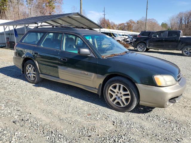 4S3BH675137609700 - 2003 SUBARU LEGACY OUTBACK AWP GREEN photo 4