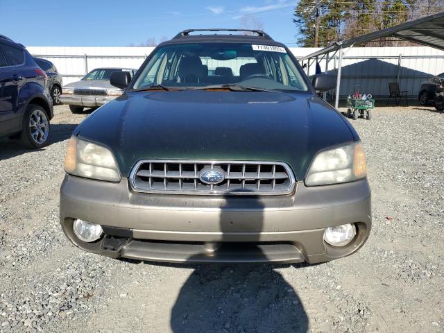 4S3BH675137609700 - 2003 SUBARU LEGACY OUTBACK AWP 绿色 照片 5