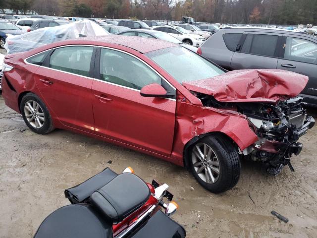 5NPE24AF0GH270420 - 2016 HYUNDAI SONATA SE RED photo 4