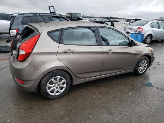 KMHCT5AE1DU081421 - 2013 HYUNDAI ACCENT GLS TAN photo 3