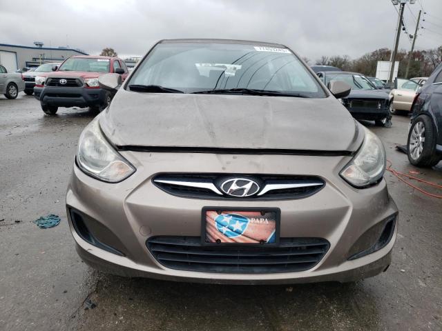 KMHCT5AE1DU081421 - 2013 HYUNDAI ACCENT GLS TAN photo 5