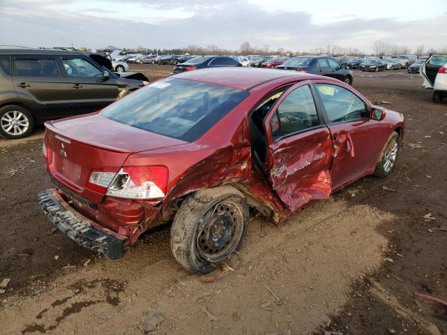 4A3AB36F39E001572 - 2009 MITSUBISHI GALANT ES ORANGE photo 3