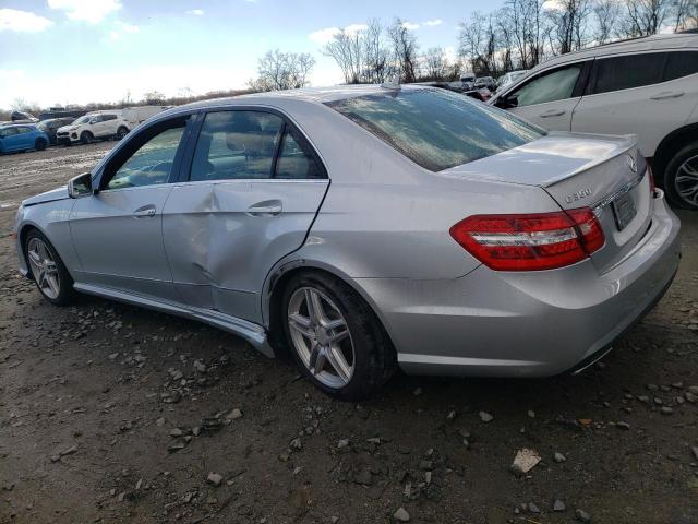 WDDHF8JB2DA713522 - 2013 MERCEDES-BENZ E 350 4MATIC SILVER photo 2