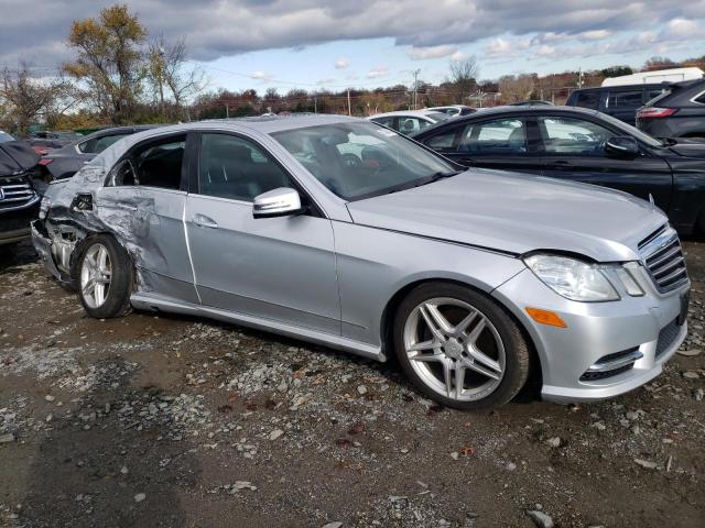 WDDHF8JB2DA713522 - 2013 MERCEDES-BENZ E 350 4MATIC SILVER photo 4