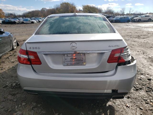 WDDHF8JB2DA713522 - 2013 MERCEDES-BENZ E 350 4MATIC SILVER photo 6