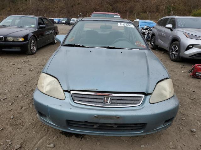 1HGEJ8640YL016237 - 2000 HONDA CIVIC EX BLUE photo 5