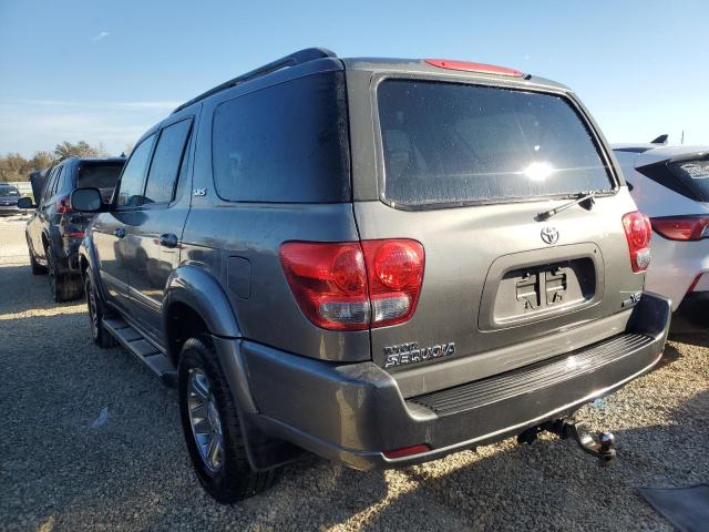 5TDZT34A75S257874 - 2005 TOYOTA SEQUOIA SR5 GRAY photo 2