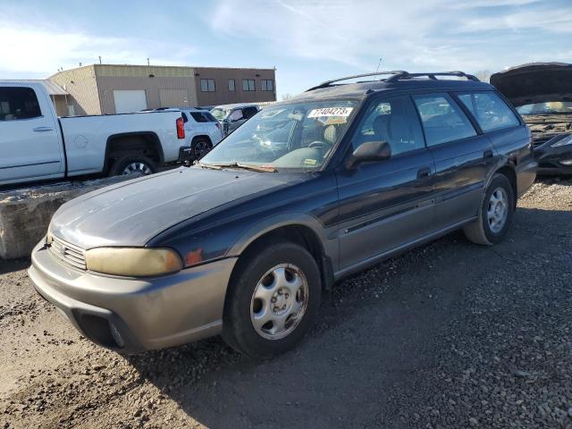 4S3BG6855T7389446 - 1996 SUBARU LEGACY OUTBACK BLUE photo 1