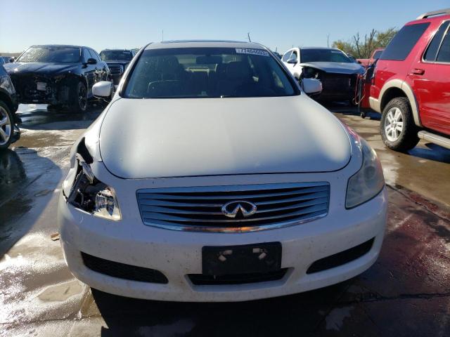 JNKBV61E27M719775 - 2007 INFINITI G35 WHITE photo 5