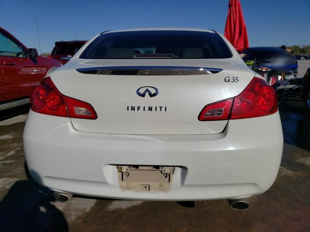 JNKBV61E27M719775 - 2007 INFINITI G35 WHITE photo 6