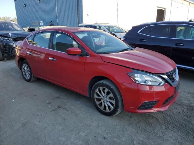 3N1AB7AP8JL657350 - 2018 NISSAN SENTRA S RED photo 4