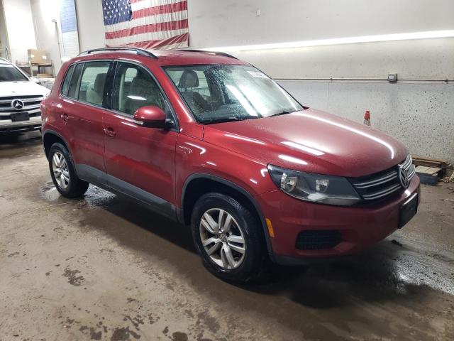 WVGBV7AX3GW073462 - 2016 VOLKSWAGEN TIGUAN S BURGUNDY photo 4