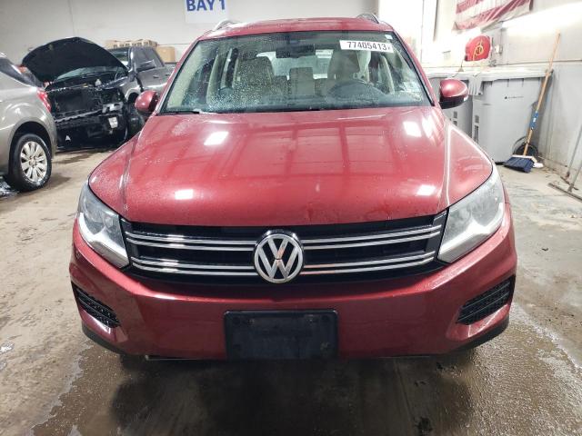 WVGBV7AX3GW073462 - 2016 VOLKSWAGEN TIGUAN S BURGUNDY photo 5