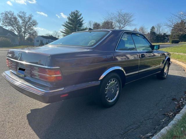 WDBCA45E2LA521367 - 1990 MERCEDES-BENZ 560 SEC BURGUNDY photo 4