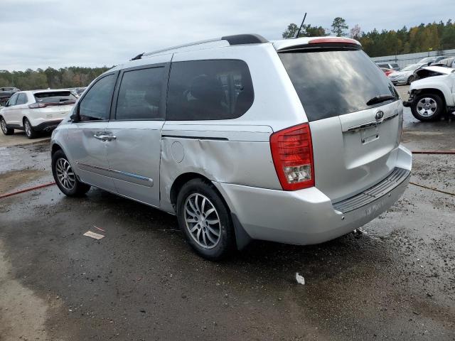 KNDMH4C72C6445058 - 2012 KIA SEDONA EX SILVER photo 2