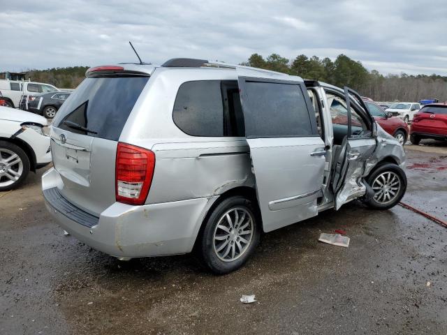 KNDMH4C72C6445058 - 2012 KIA SEDONA EX SILVER photo 3