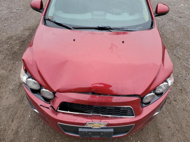 1G1JC6EH9C4110189 - 2012 CHEVROLET SONIC LT RED photo 11