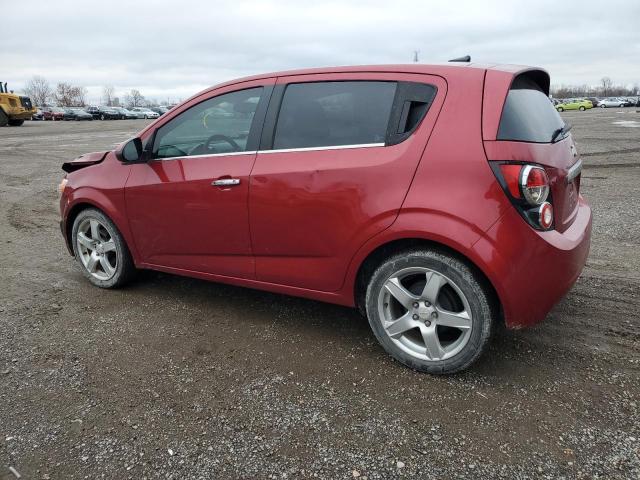 1G1JC6EH9C4110189 - 2012 CHEVROLET SONIC LT RED photo 2