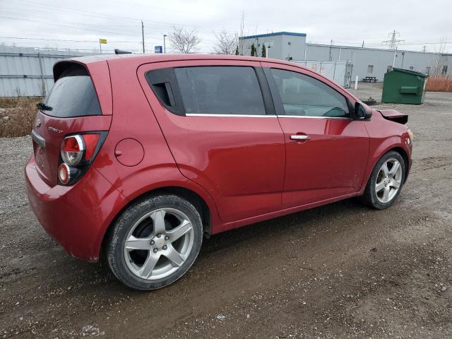 1G1JC6EH9C4110189 - 2012 CHEVROLET SONIC LT RED photo 3