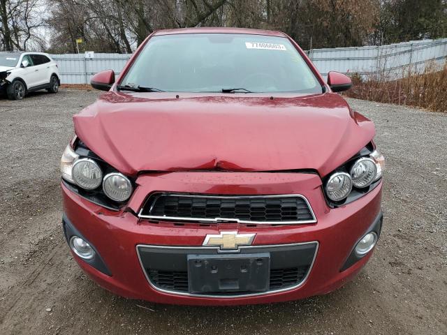 1G1JC6EH9C4110189 - 2012 CHEVROLET SONIC LT RED photo 5