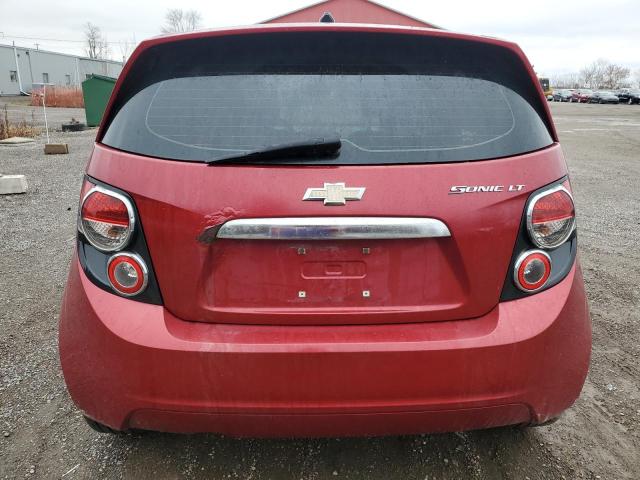 1G1JC6EH9C4110189 - 2012 CHEVROLET SONIC LT RED photo 6