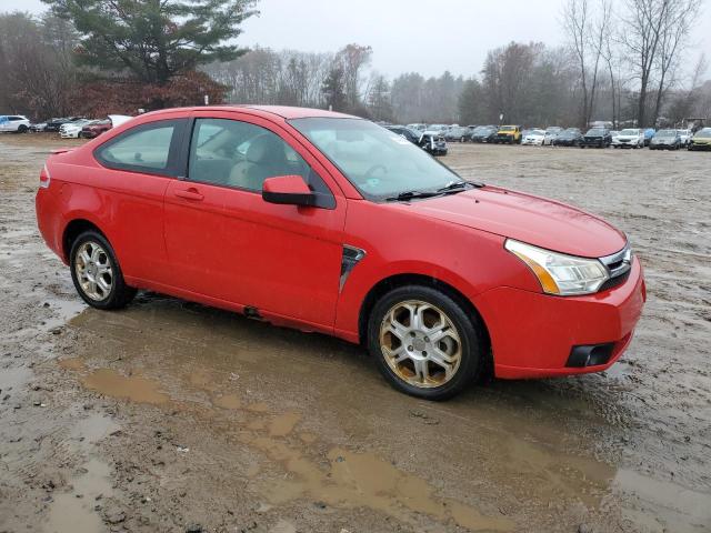 1FAHP33N68W128765 - 2008 FORD FOCUS SE RED photo 4