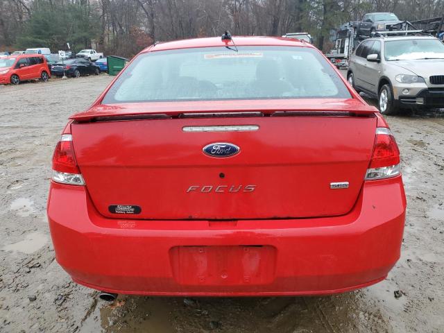 1FAHP33N68W128765 - 2008 FORD FOCUS SE RED photo 6